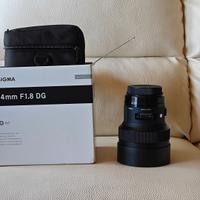 Sigma 14mm f/1.8 DG HSM Art per Canon