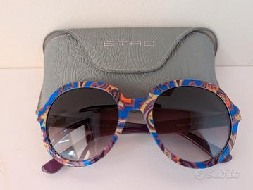 Etro Paisley vintage occhiali da sole donna