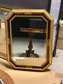 specchio cornice oro
