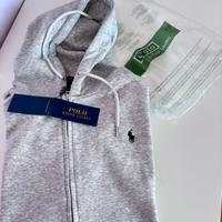 Felpa Ralph Lauren con zip taglia XL. Nuova