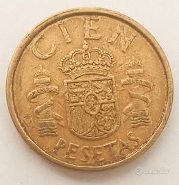 moneta 100 pesetas Spagna 1986