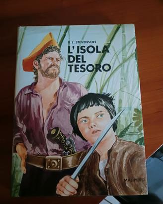 Libro 'L'Isola del Tesoro' di R.L. Stevenso del 70