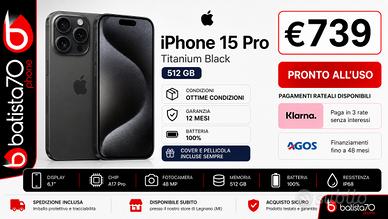 Apple iPhone 15 Pro Titanium Black 512 GB