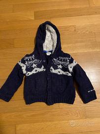 US. Polo Assn Cardigan con Pile interno 2/3 anni