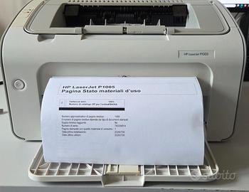 Stampante HP LaserJet P1005 + Toner Nuovo