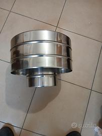 cappello terminale antiriflusso acciaio AISI 316