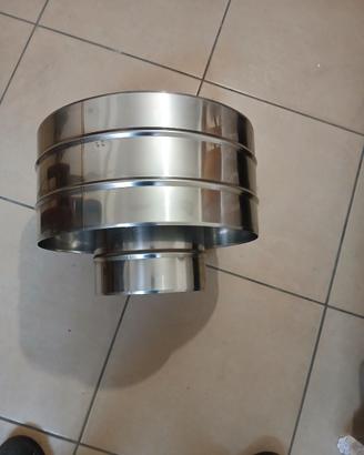 cappello terminale antiriflusso acciaio AISI 316