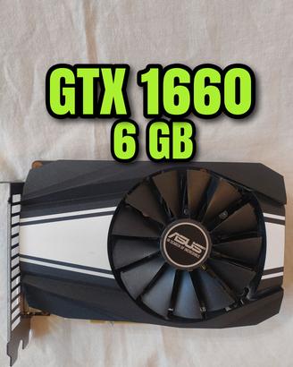 Asus GTX 1660 6 GB Nvidia 