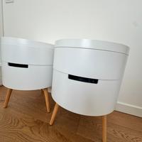 Comodini con due vani contenitore