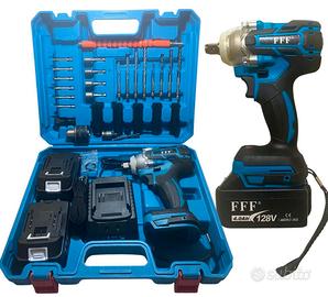 AVVITATORE A IMPULSI 128V 4Ah CON DOPPIA BATTERIA