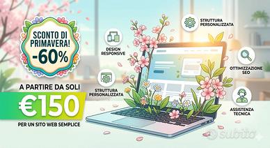 Siti web professionali (PROMOZIONE DI PRIMAVERA)