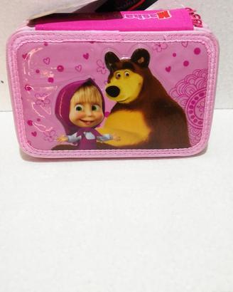 Astuccio 3 Zip Masha e Orso
