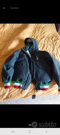 giacca bomber grigio olimpiadi milano cortina EA7