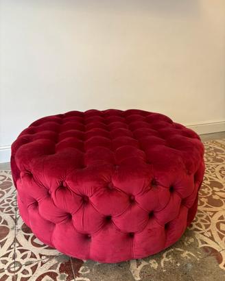 Pouf bordeaux