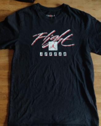 Jordan Nike tshirt con stampa basket S nero rosso