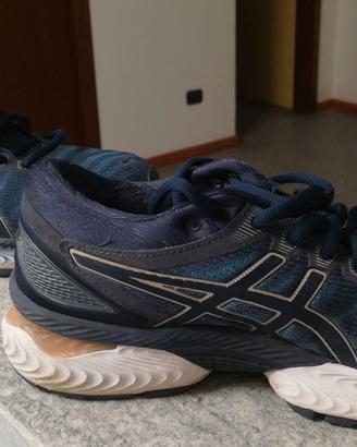 Asics Gel Nimbus 22 Scarpe Corsa Donna EURO 37 blu