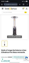 stufa esterno gas fungo
