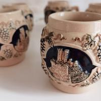 6 Bicchieri vino  - Scene di Castelli in Germania