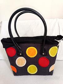 Borsa NUOVA mini paglia pelle
