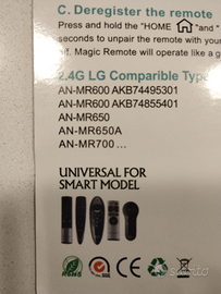 Telecomando LG mr700 con puntatore - Audio/Video In vendita a