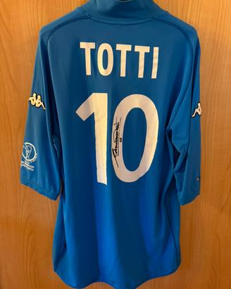 Maglia Totti autografata