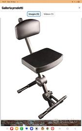 Sgabello con Schienale  per Musicisti Dj