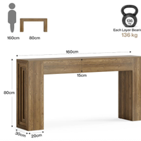 Tavolo consolle lungo 160 cm