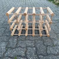 portabottiglie in legno