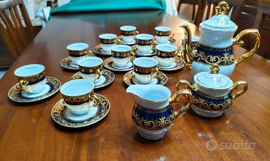 Servizio caffè da 12 LIMOGES ORO 24k