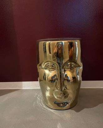 Tavolino / sgabello faccia oro