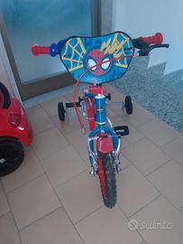 bici 12"pollici spiderman 