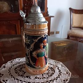 PRESTIGIOSO BOCCALE DA BIRRA vintage anni 60