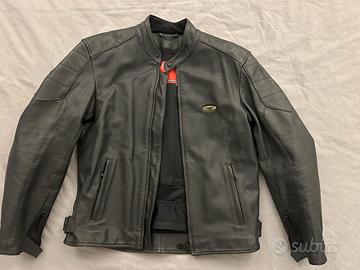 giubbotto moto AXO pelle traforata