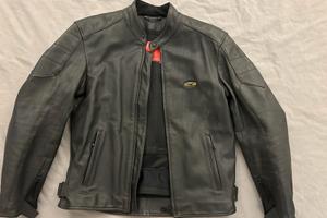 giubbotto moto AXO pelle traforata