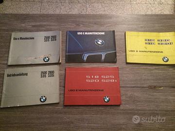 Libretti uso e manutenzione Bmw epoca