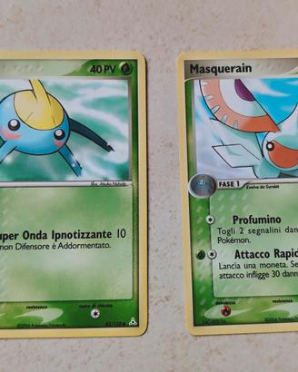 Surskit 82/110 e Masquerain 47/110 Ex Pokemon 
