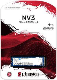 Kingston 1TB NV3 M.2 2280 Pcie 4.0 NVMe sigillato