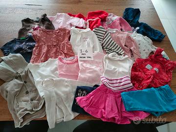 lotti di abbigliamento bambina 