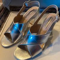 Sandalo incrociato SuiteBlanco taglia 41 argento