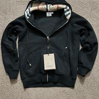 Felpa Burberry con zip e cappuccio