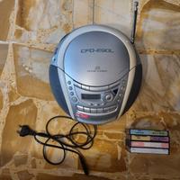 Radiosveglia Sony con lettore CD e musicassette