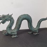 Drago marino Cinese in bronzo fusione a cera persa