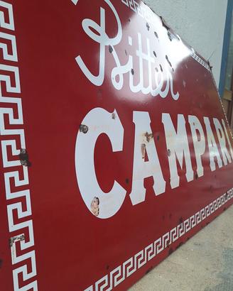 Insegna smaltata Bitter Campari 