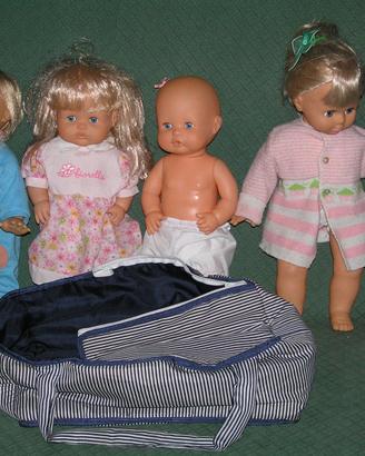 4 bambole Cicciobello Fiorella Famosa Migliorati