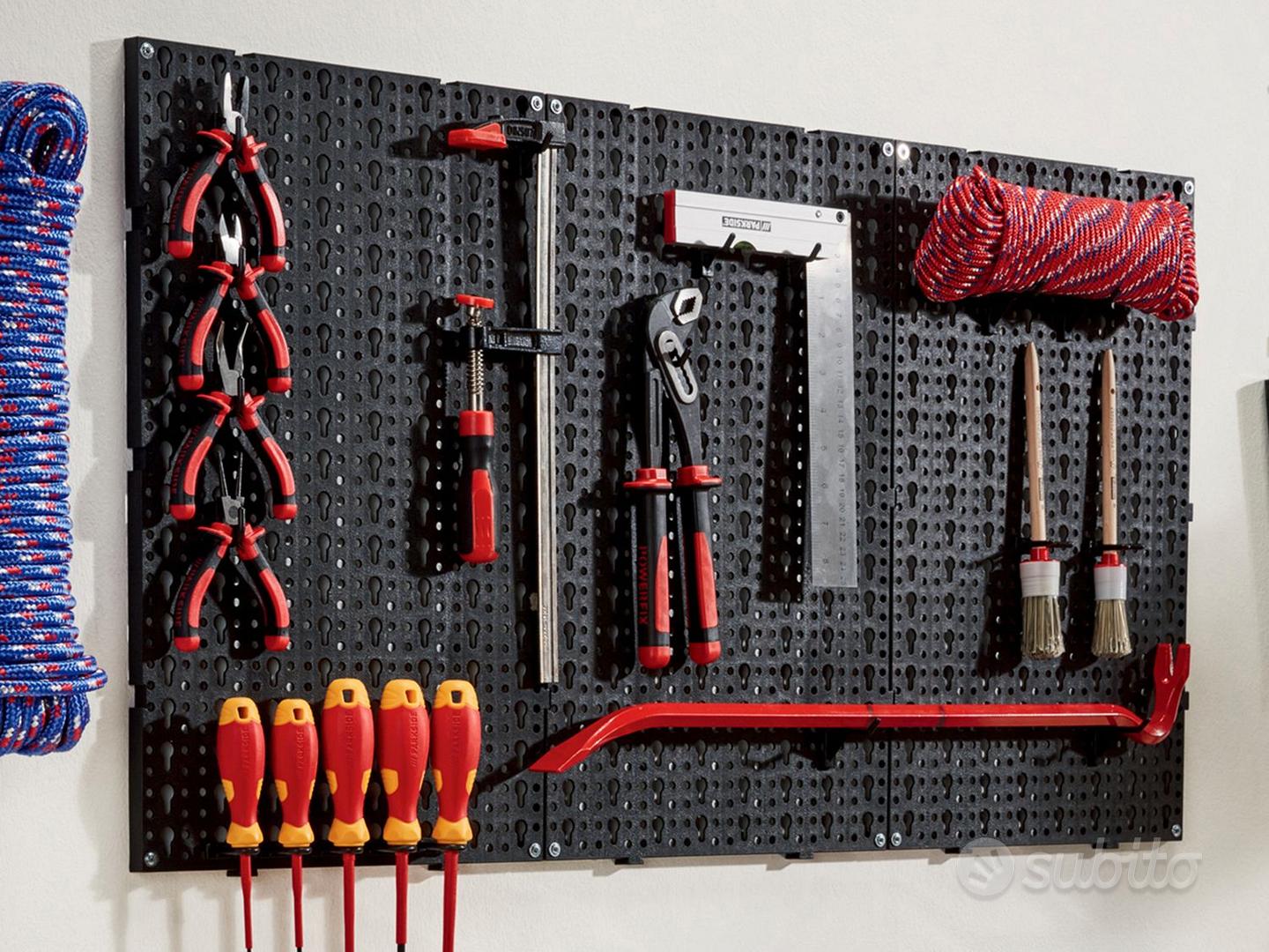 Ganci Pannello Portautensili SOGI - Set 10 Pezzi, Acciaio, Per Attrezzatura - Foto 11