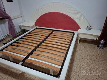 Camera matrimoniale legno laccato bianco