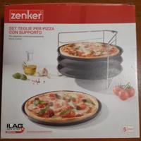 Teglie pizza con supporto