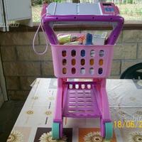 Carrello della spesa Barbie con scanner