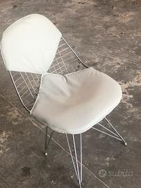 4 sedie KNOLL WIRE CHAIR DKR (1970)