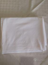 Lenzuolo matrimoniale 100% cotone di colore bianco